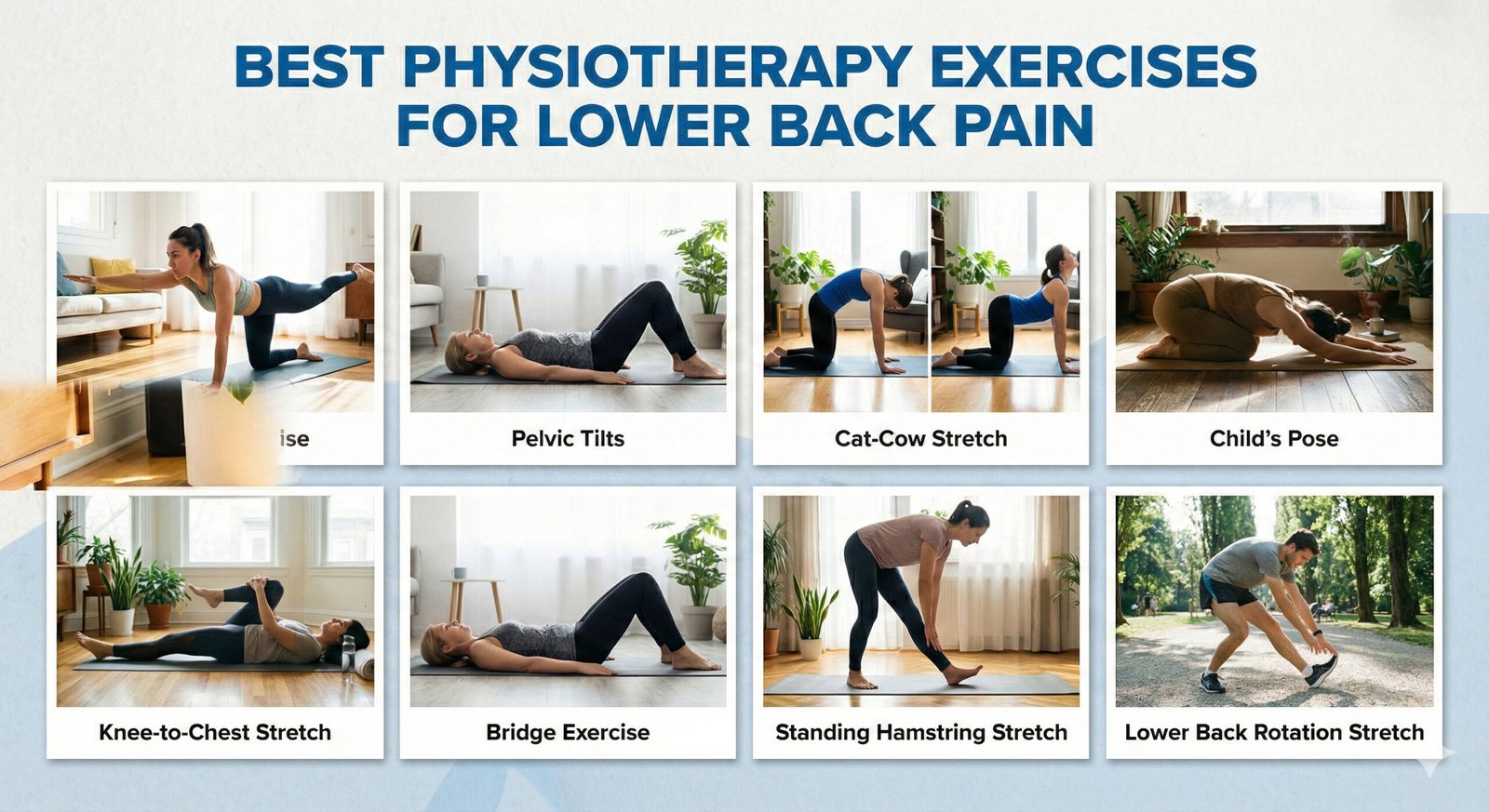 Best Physiotherapy Exercises for Lower Back Pain